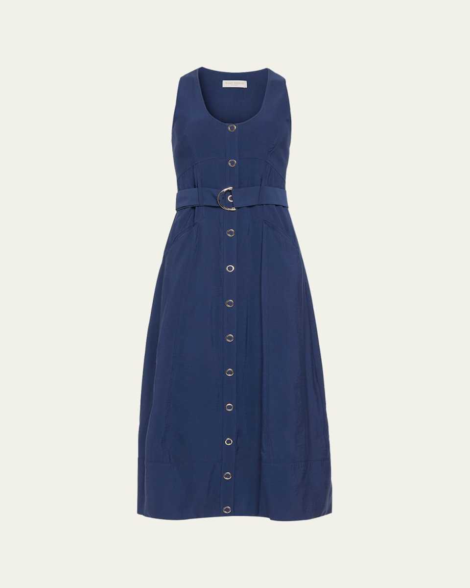 Nomi Belted Midi Dress